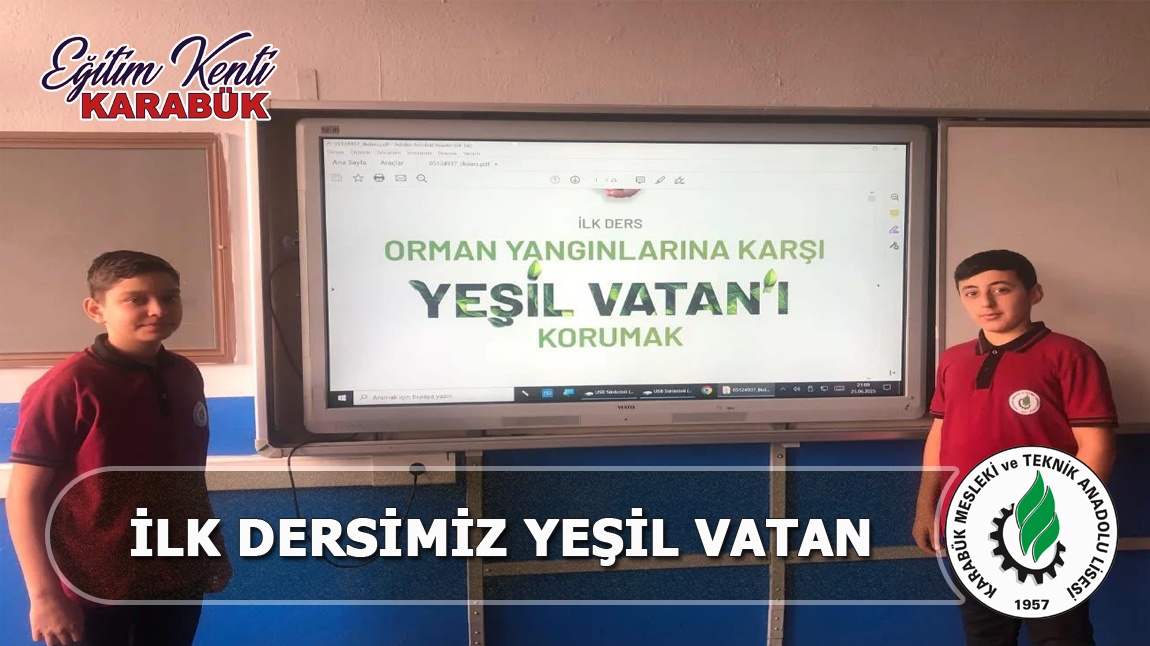 2025-2026 Eğitim Öğretim Yılının İlk Dersi 